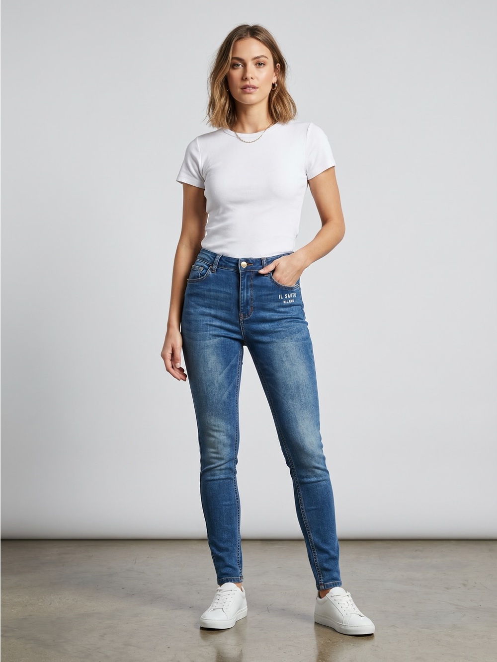 Il sarto Milano dark blue jeans